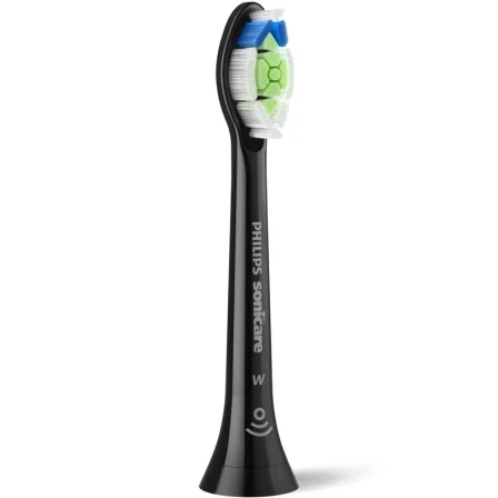 Philips Cabezal de Recambio Sonicare HX6062/88 Optimal White W2, Blanqueador, Compatible con mangos Philips Sonicare, Pack de 2 unidades